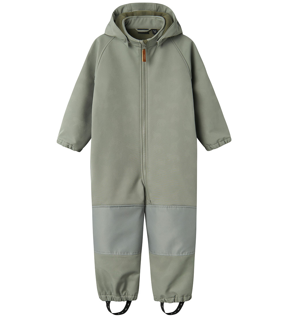 Name It Softshelldragt m. Fleece - NmmAlfa08 - Shadow m. Magisk