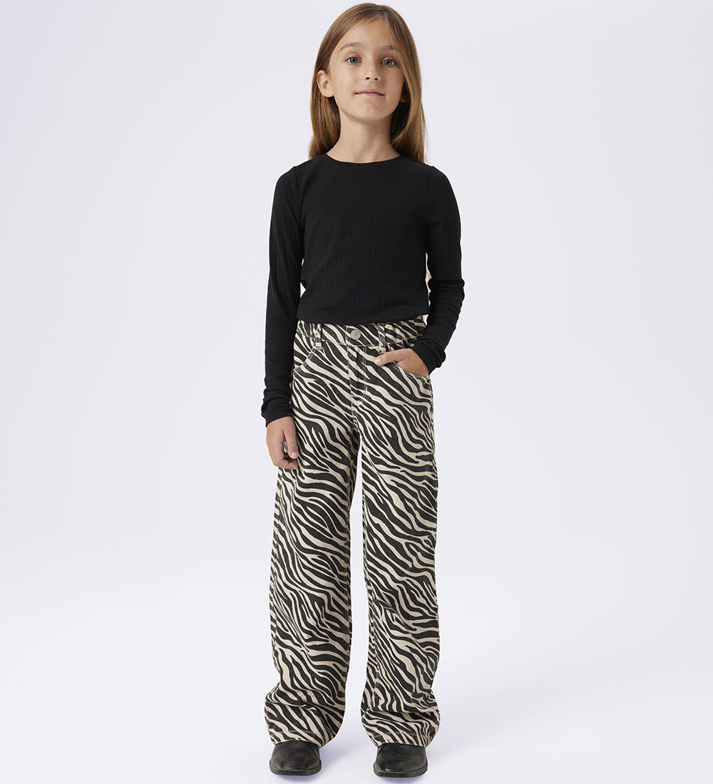 Name It Jeans - NkfRose - Cement/Black Zebra