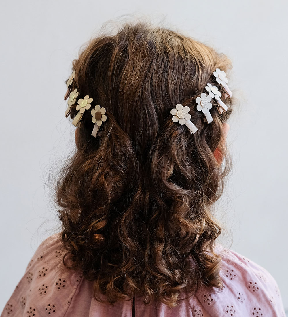Mimi & Lula Hårclips - 8-pak - 3 cm - Daisy Spring Magic