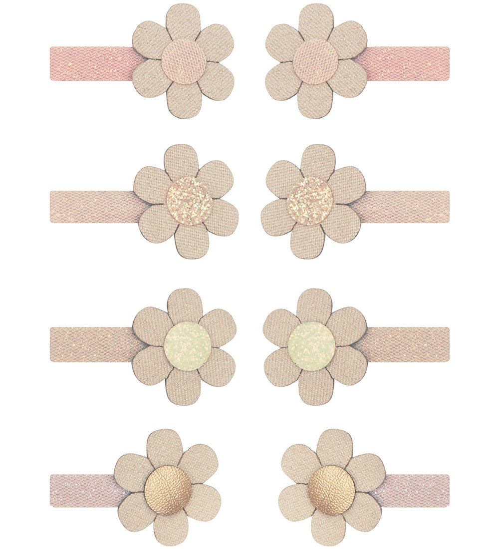 Mimi & Lula Hårclips - 8-pak - 3 cm - Daisy Spring Magic