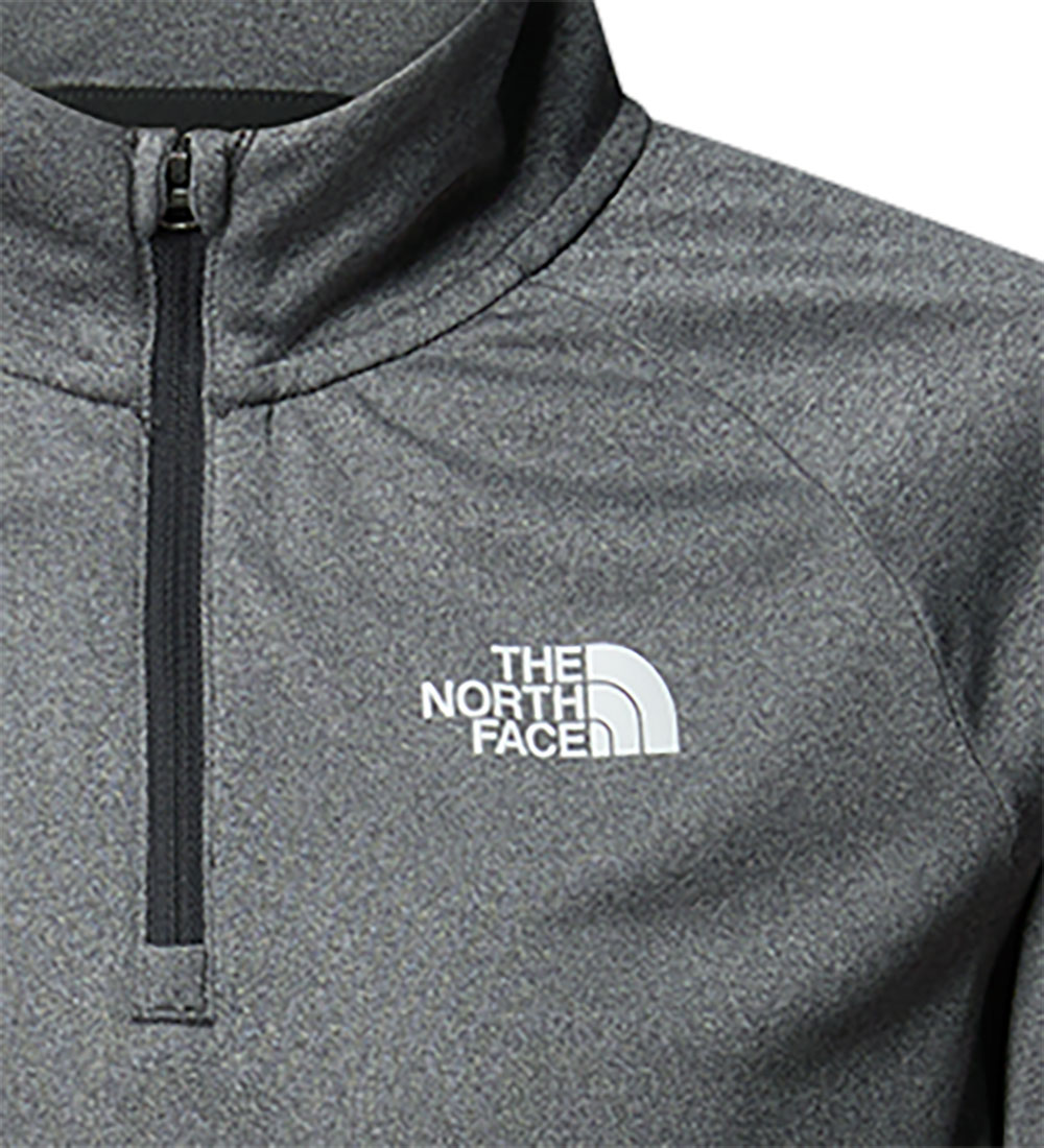 The North Face Bluse m. Lynlås - Never Stop - Medium Grey Heathe