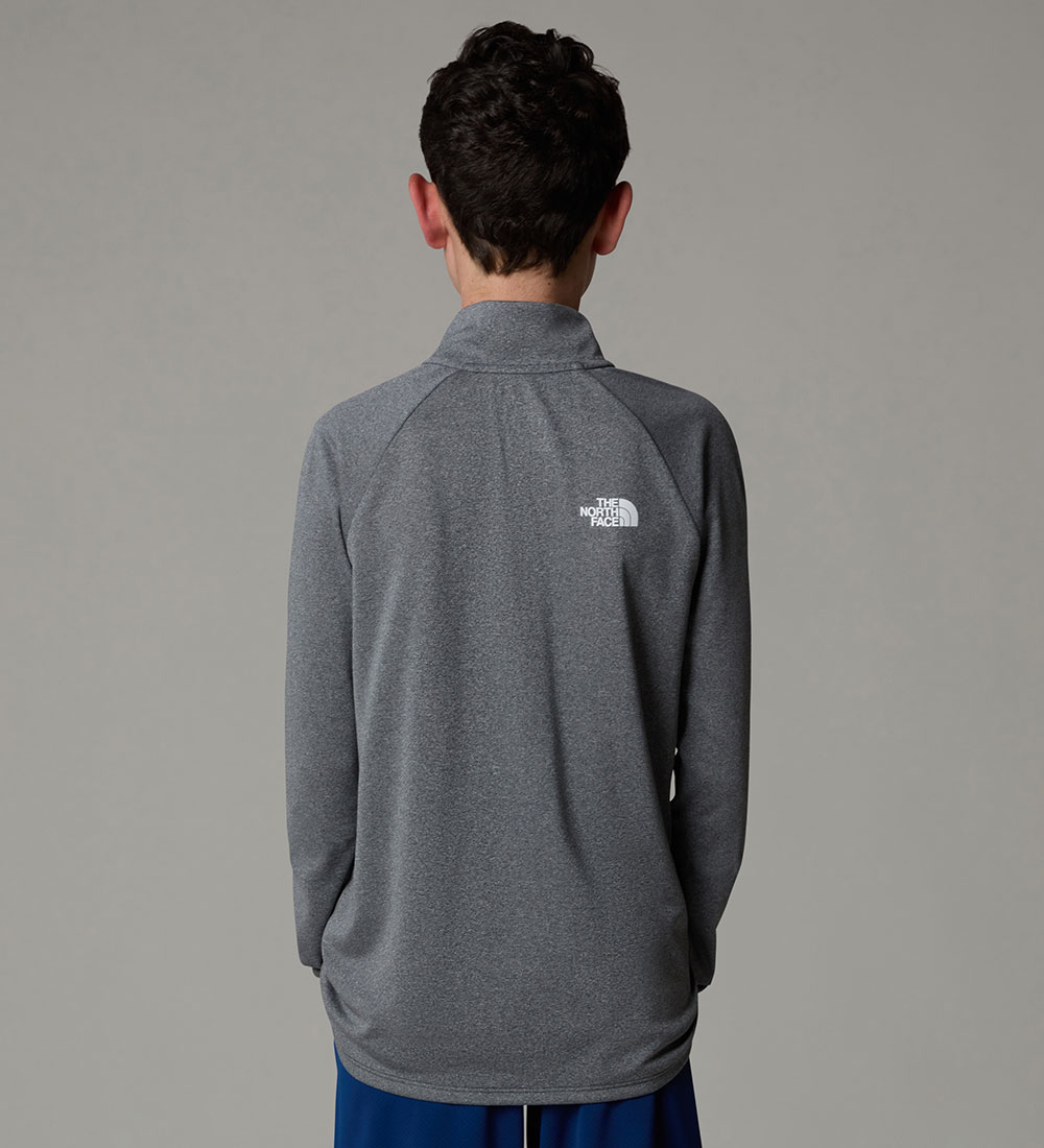 The North Face Bluse m. Lynlås - Never Stop - Medium Grey Heathe