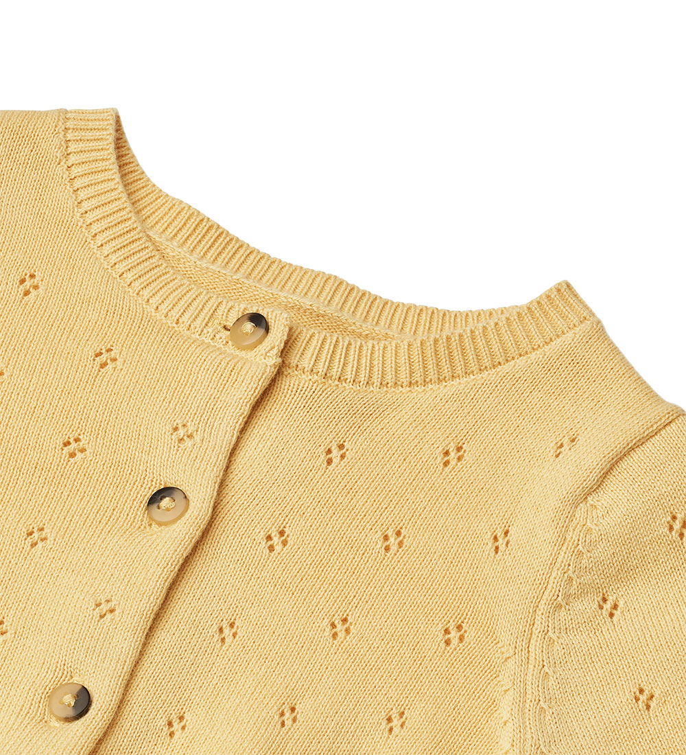 Wheat Cardigan - strik - Maia - Golden Yellow