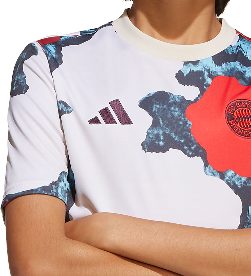 adidas Performance Fodboldtrøje - FC Bayern Opvarmninstrøje - Rø