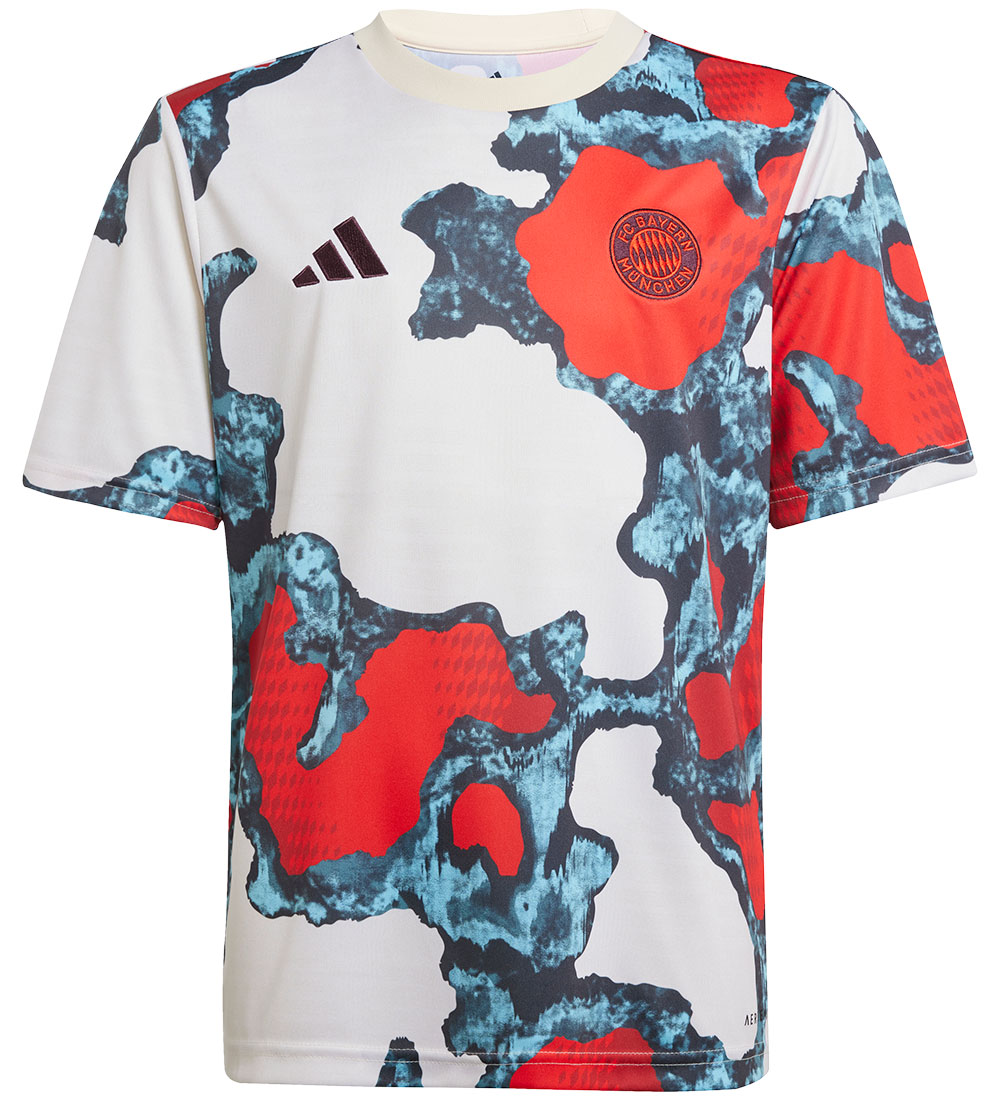 adidas Performance Fodboldtrøje - FC Bayern Opvarmninstrøje - Rø