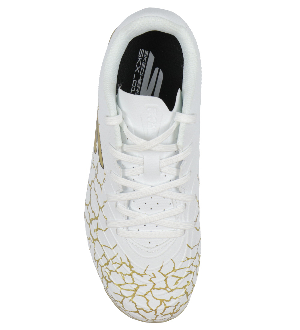 Skechers Fodboldstøvler - Skx_1.5 JR Youth FG - Hvid/Guld