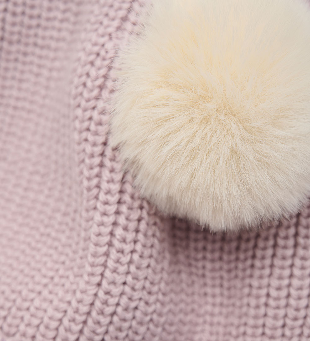Huttelihut Hue - Strik - Cloud Gray m. Kvaste