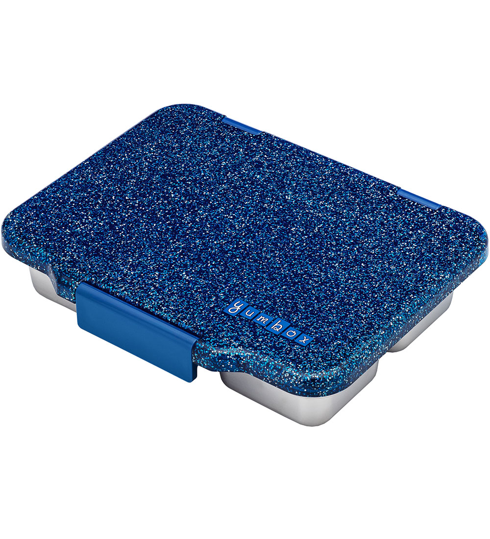 Yumbox Madkasse m. 4 Rum - Bento Steel - Twilight Glitter