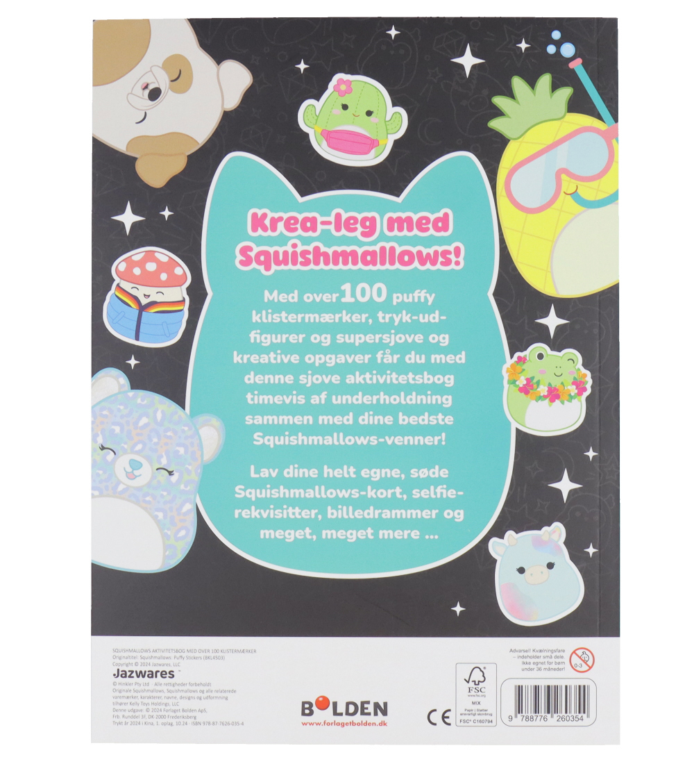 Forlaget Bolden Bog - Squishmallows aktivitetsbog
