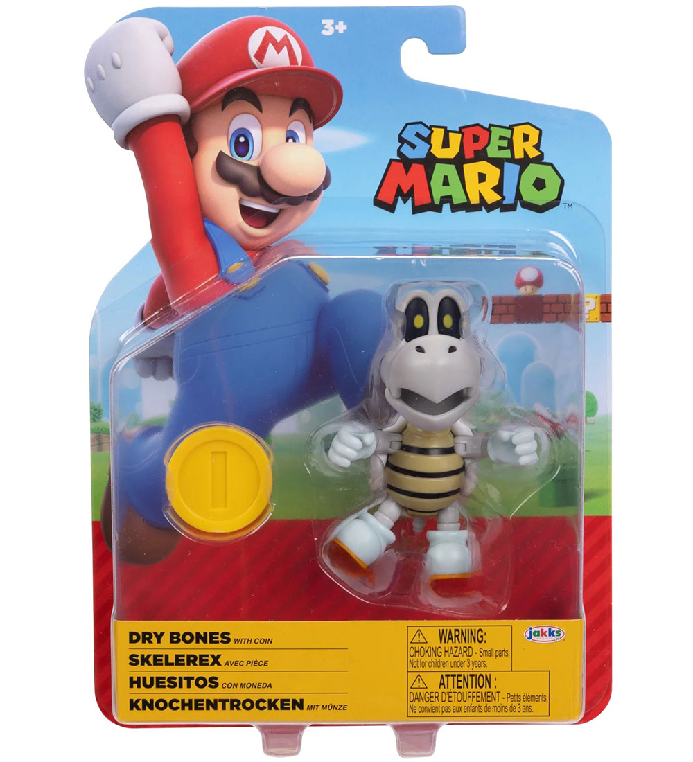 Super Mario Figur - 8 cm - Dry Bones