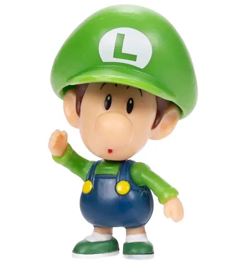 Super Mario Figur - 4,5 cm - Baby Luigi