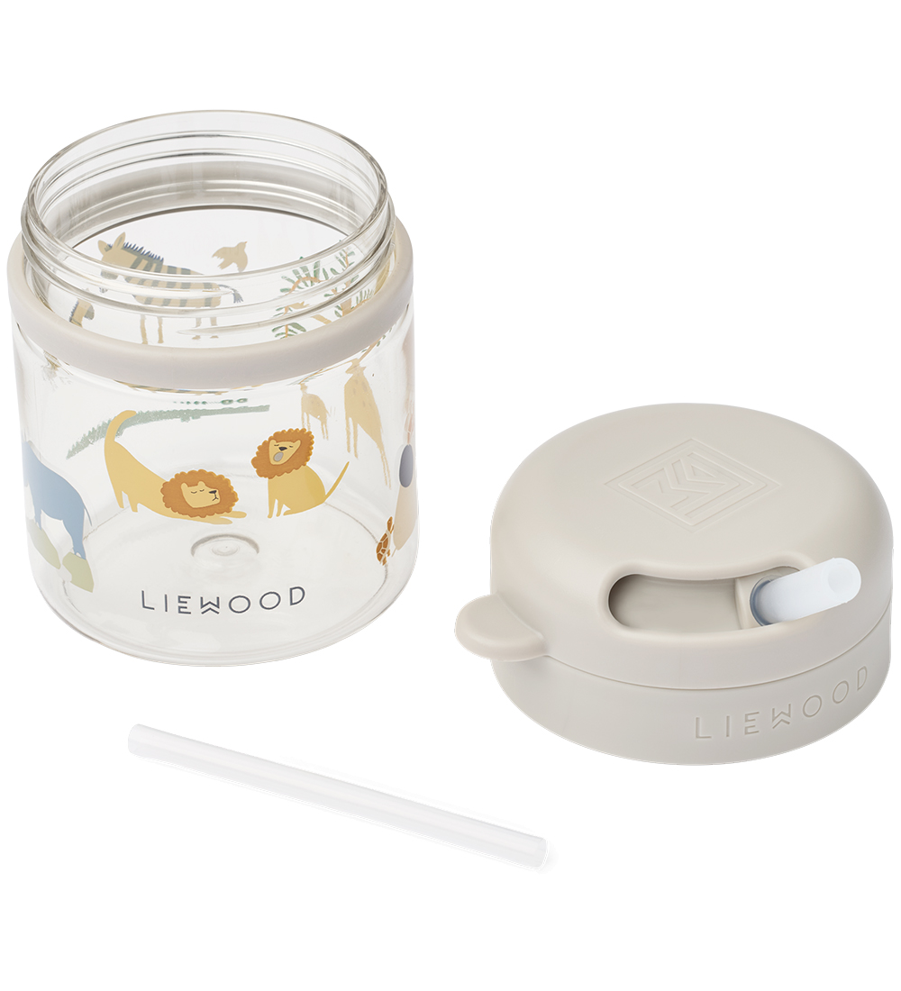 Liewood Kop m. Sugerør - Pavia - 280 ml - All Together/Sandy