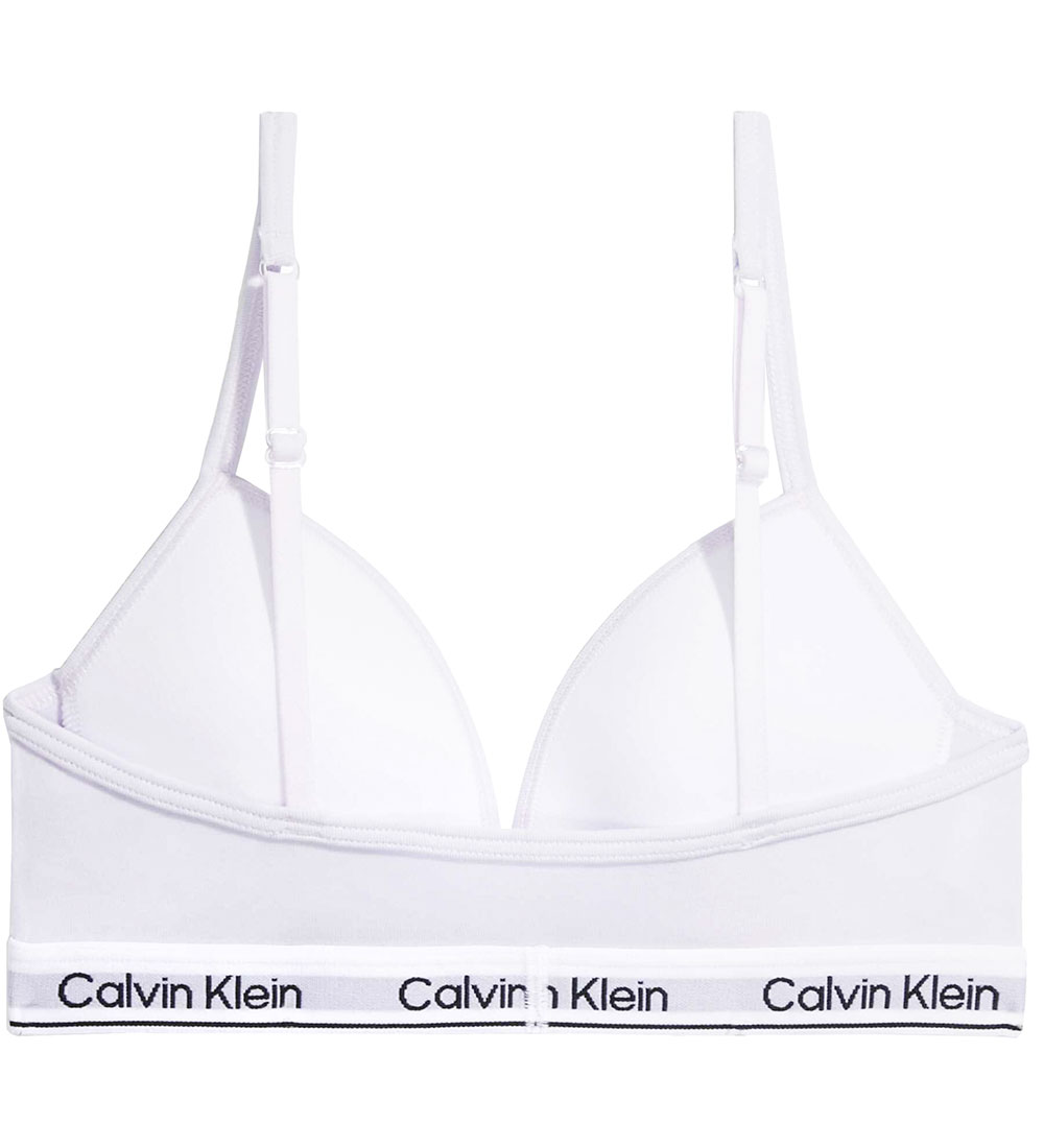 Calvin Klein BH u. Bøjle - Triangle - Classic White