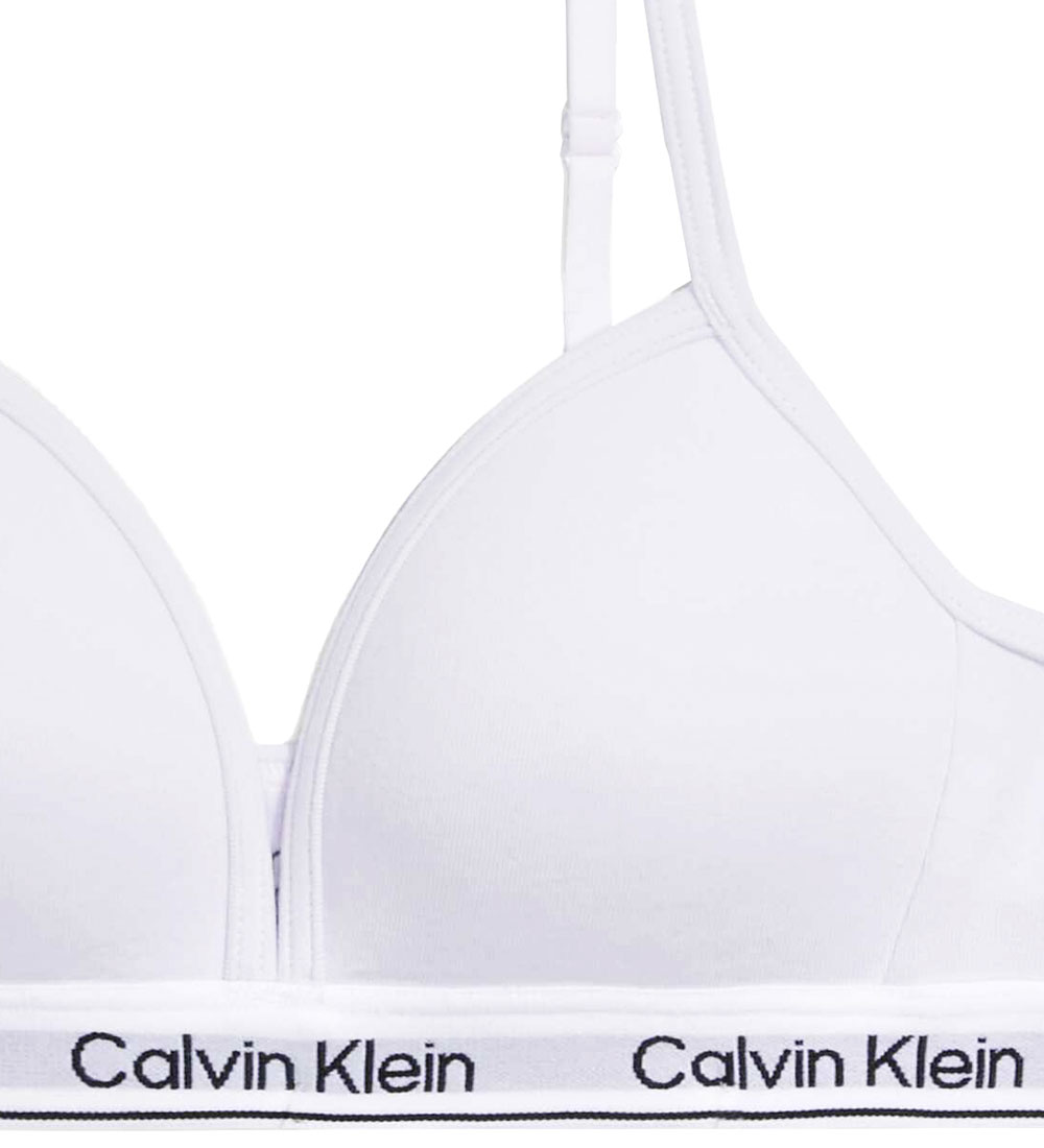 Calvin Klein BH u. Bøjle - Triangle - Classic White