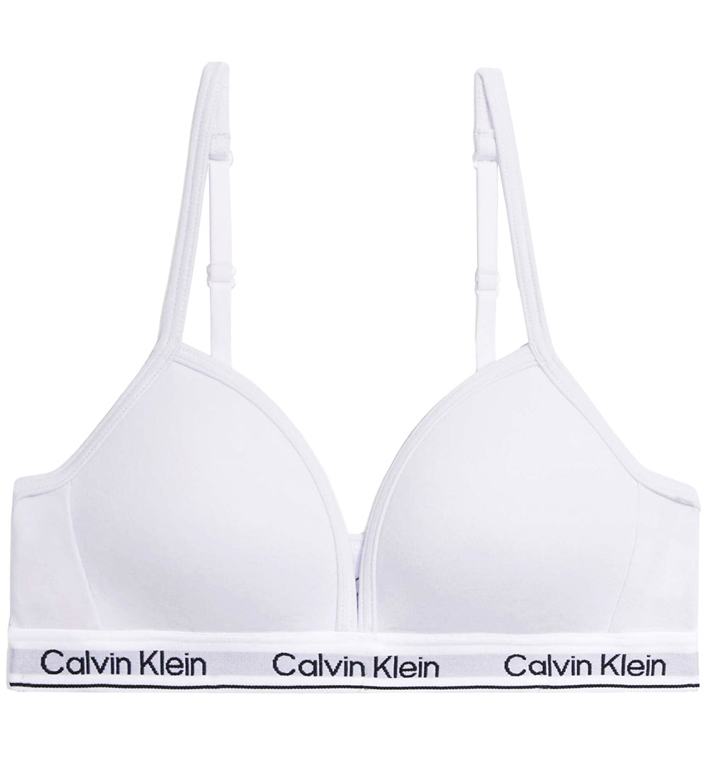 Calvin Klein BH u. Bøjle - Triangle - Classic White