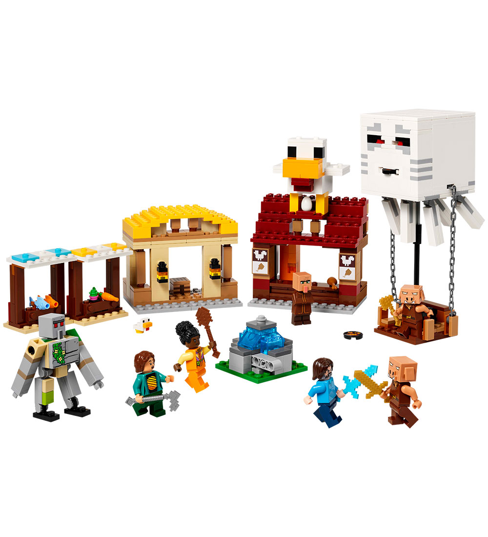 LEGO® Minecraft - Angreb På Landsbyen 21273 - 555 Dele