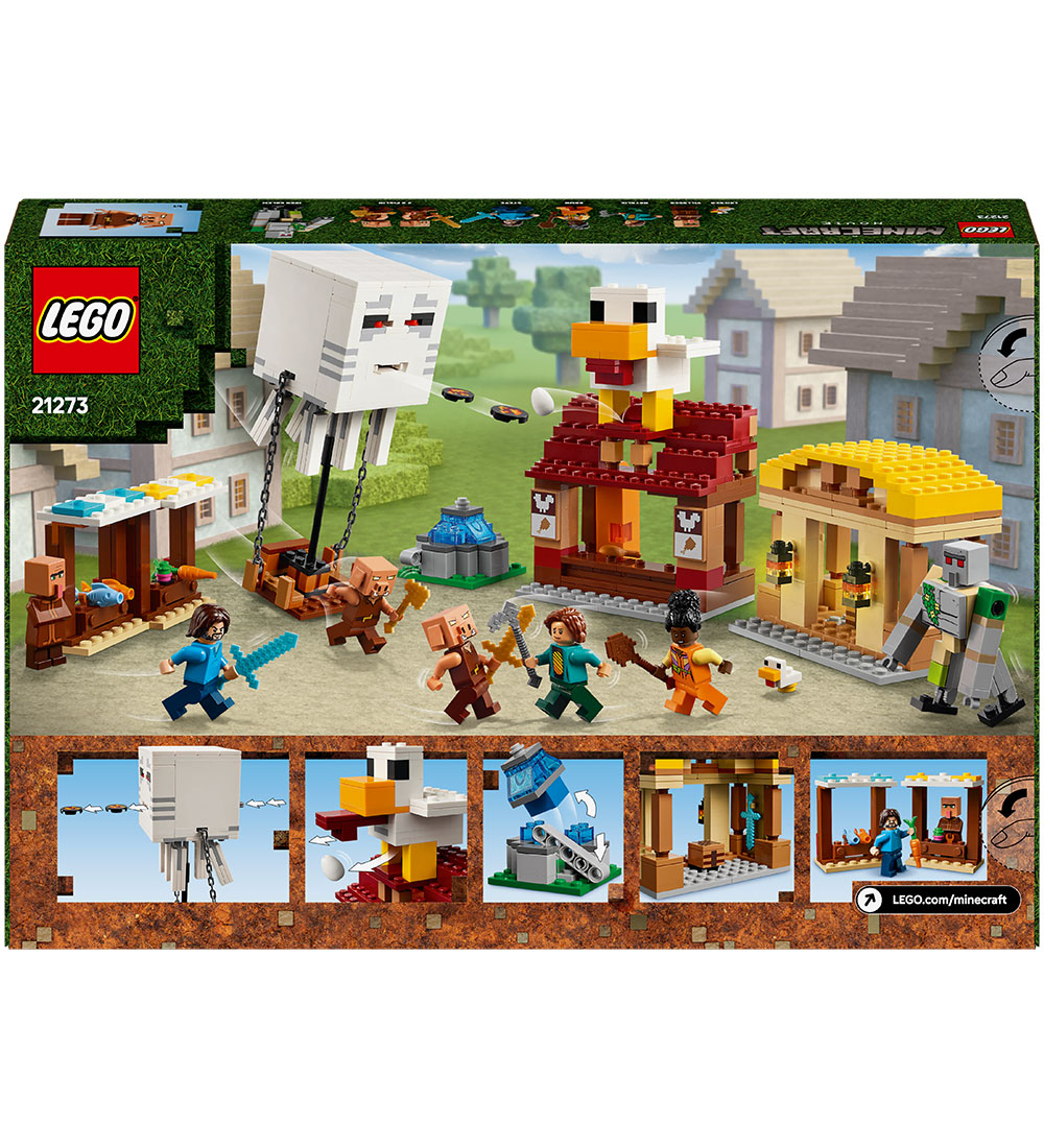 LEGO® Minecraft - Angreb På Landsbyen 21273 - 555 Dele