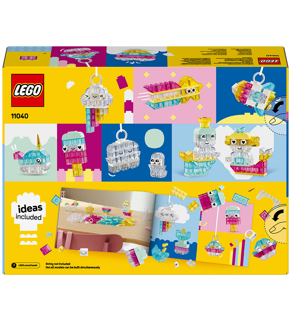 LEGO® Classic - Magiske Gennemsigtige Klodser 11040 - 340 Dele