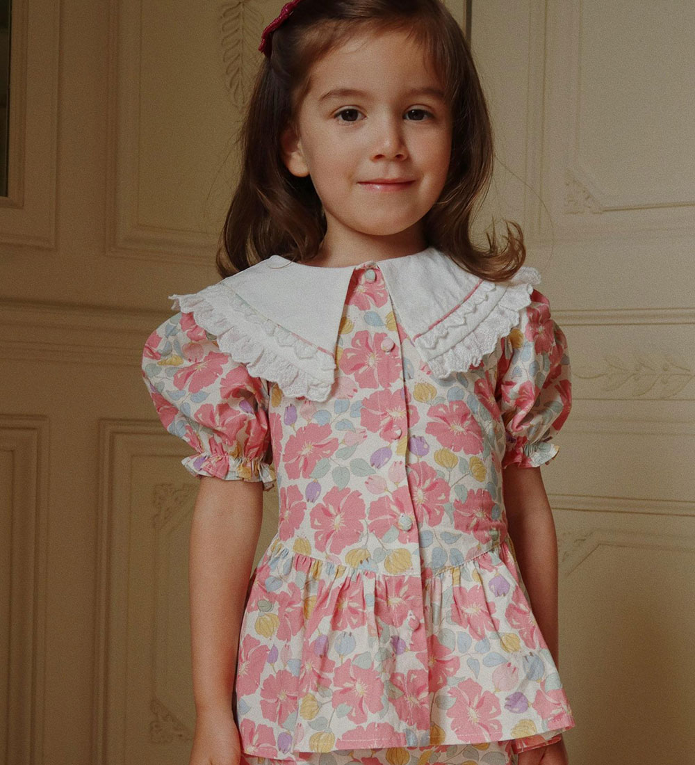 Konges Sløjd Skjorte - Coeur Collar - Fleur Anglaise