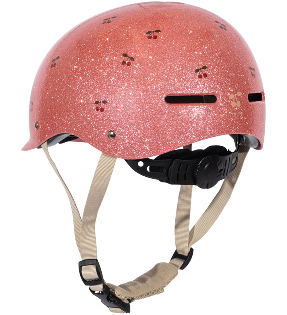 Konges Sløjd Cykelhjelm - Cherry Glitter