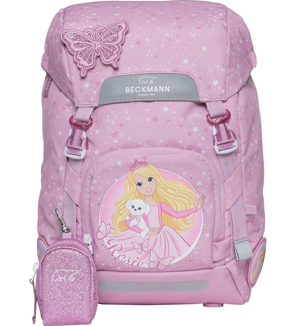 Beckmann Skoletaskesæt - Classic - Rosie - Pink