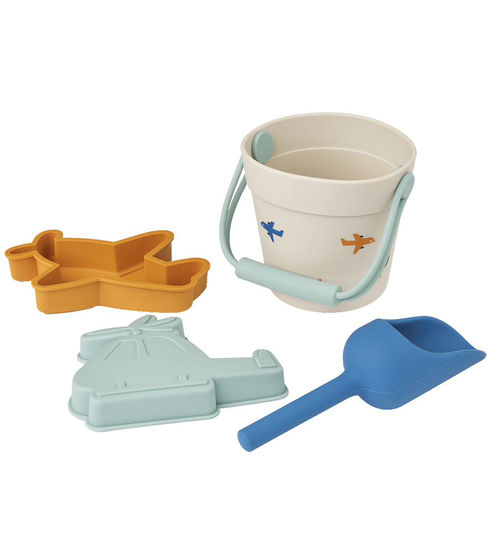 Liewood Strandsæt - Silikone - 4 Dele - Mini - Aviator/Ecru