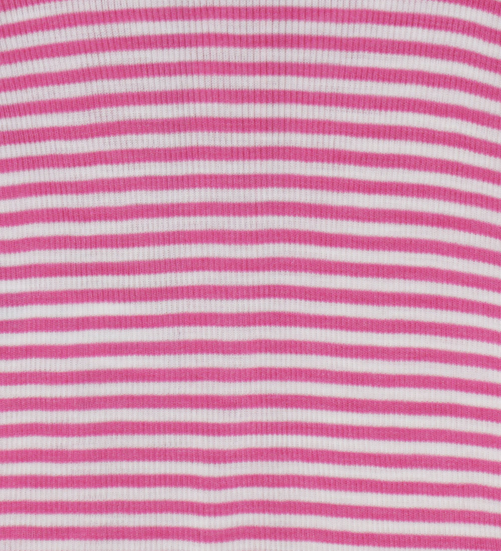 Joha Babyhjelm - Rib - Uld/Silke - Off White/Pink