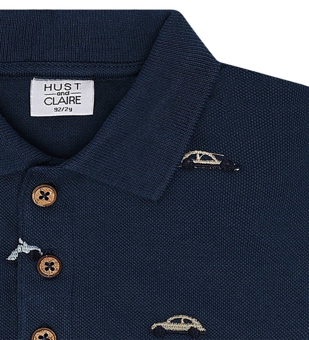 Hust and Claire Polo - Piqué - Adrian - Blue Moon m. Biler
