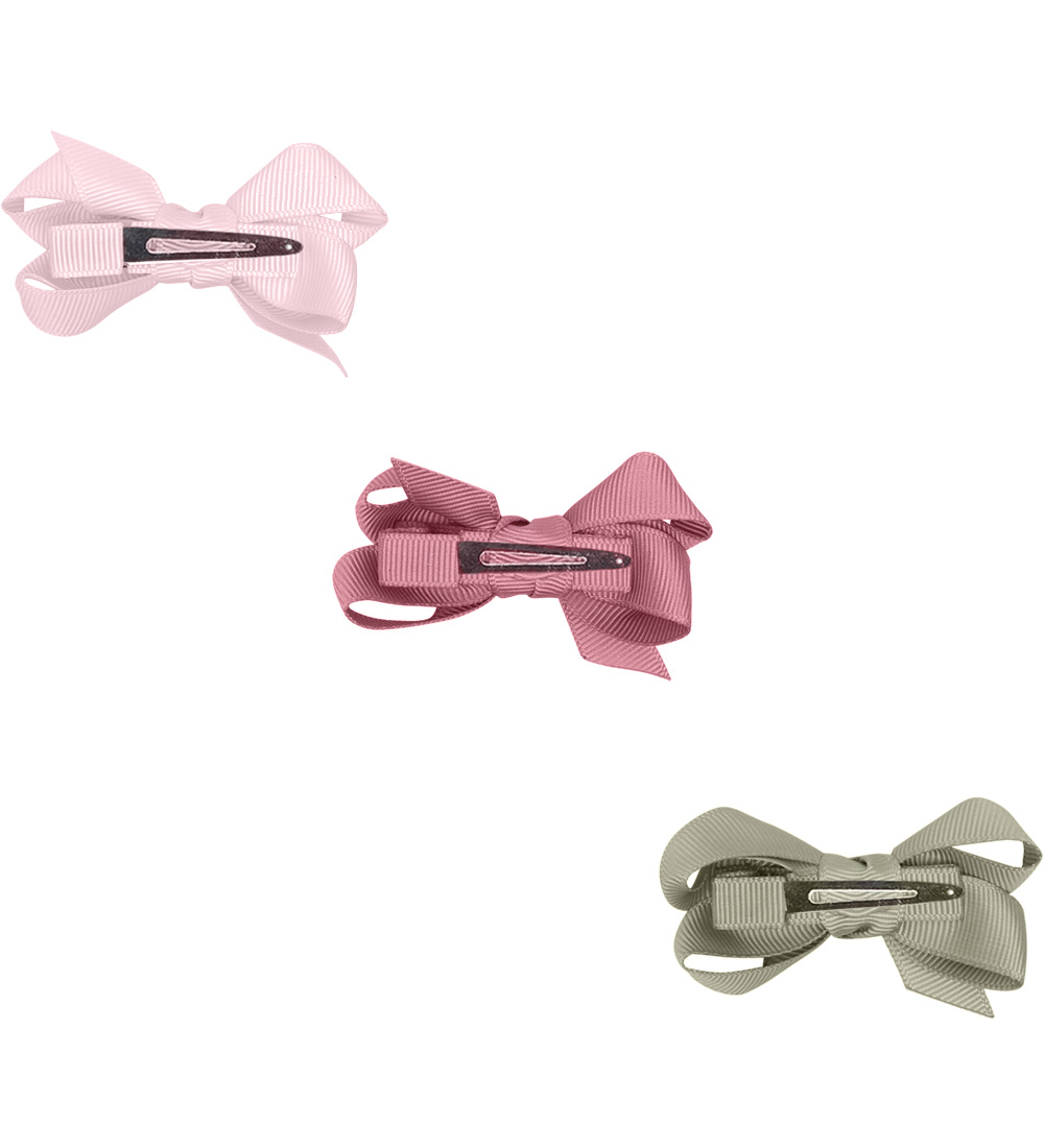 Hust and Claire Hårspænder - 3-pak - 6,5 cm - Faneth - Rose Beac