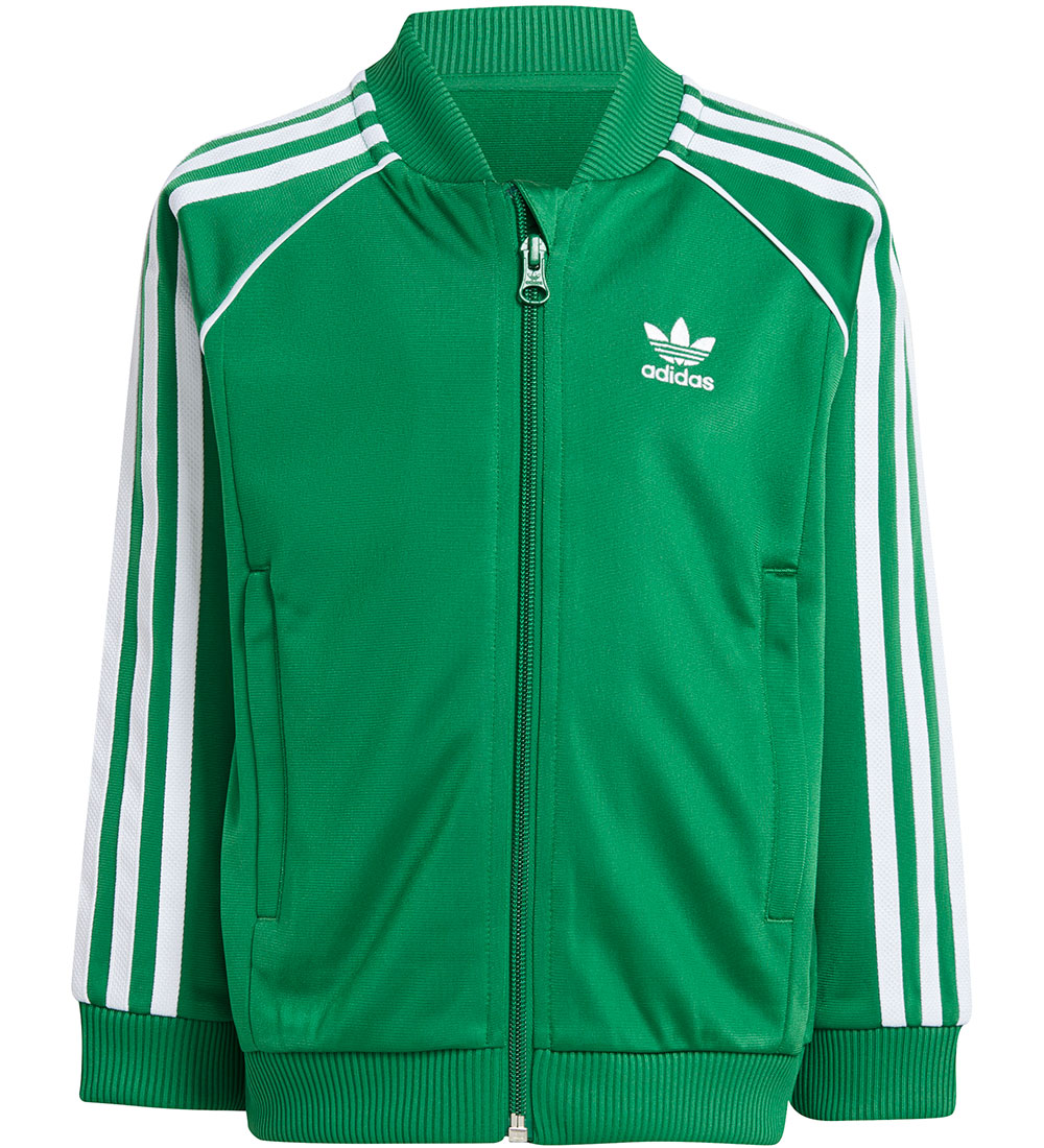 adidas Originals Træningssæt - Grøn m. Hvid