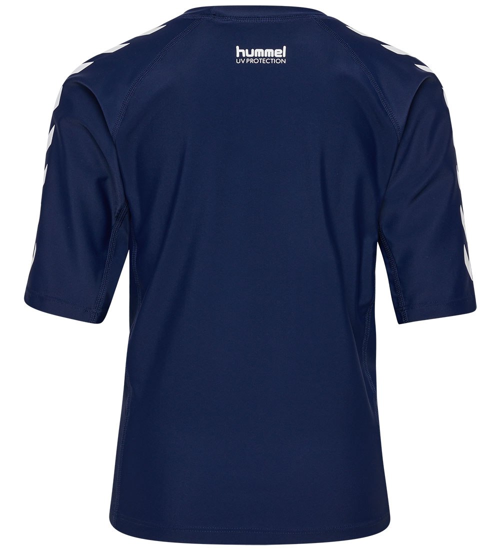 Hummel Badebluse - UV40+ - HmlFiji - Navy Blue