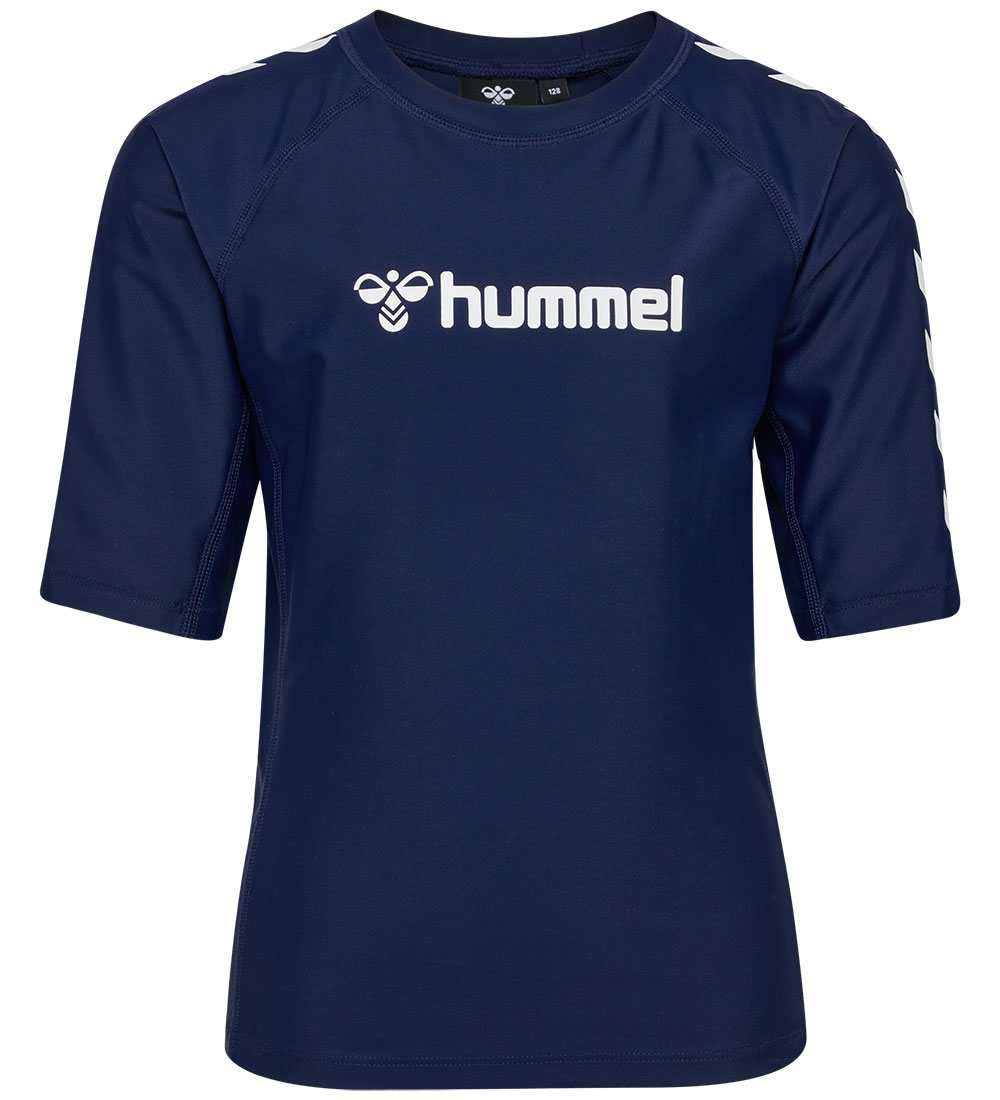 Hummel Badebluse - UV40+ - HmlFiji - Navy Blue