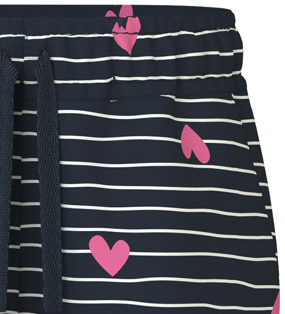 Name It Shorts - Noos - NmfVigga - Dark Sapphire/Hearts