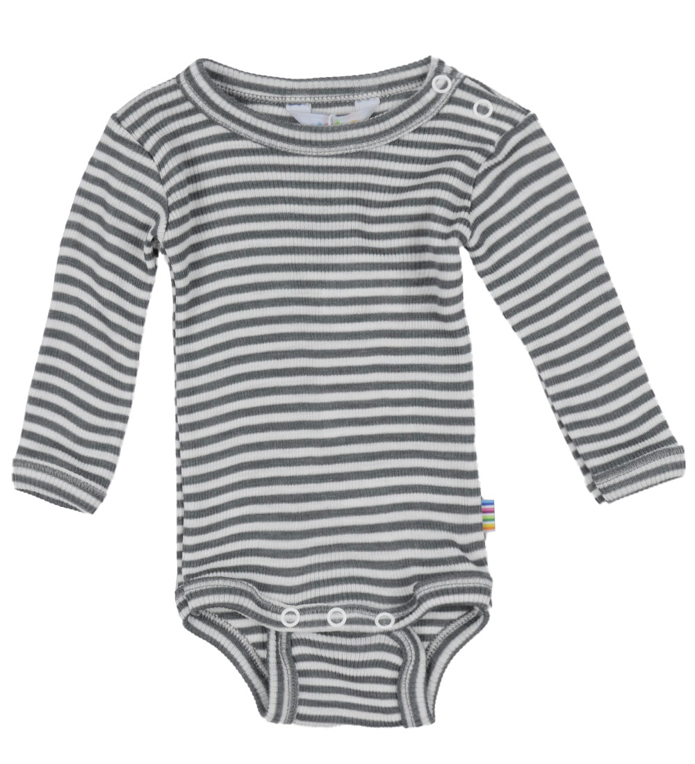 Joha Body L/Æ - Rib - Uld/Silke - Mørkegrå