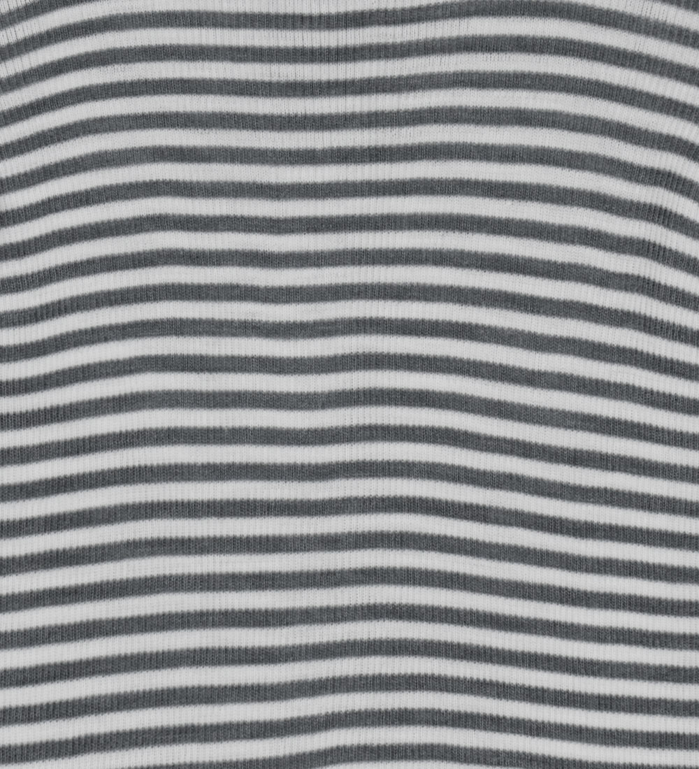 Joha Bluse - Rib - Uld/Silke - Mørkegrå