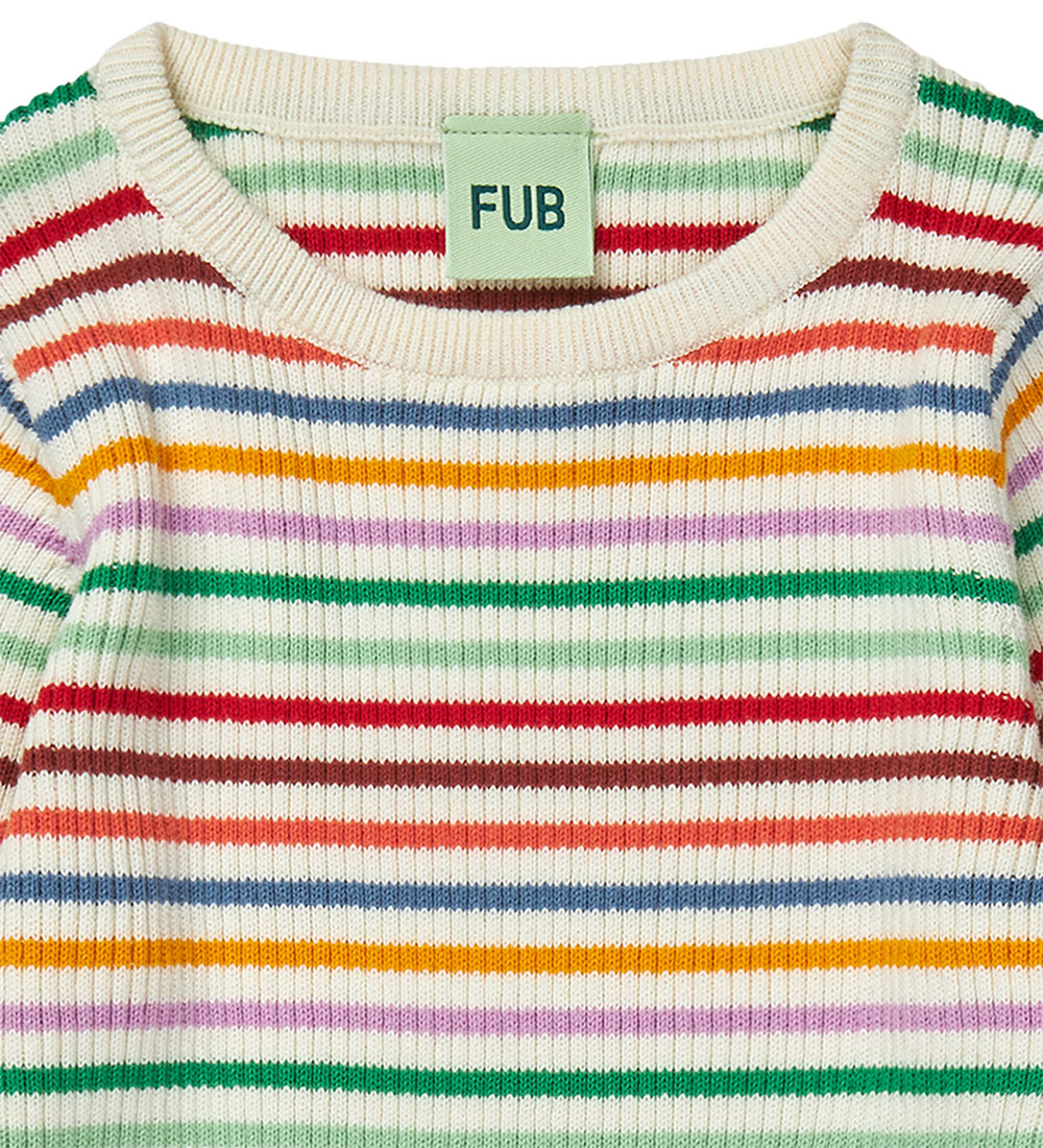 FUB Bluse - Rib - Multi Stripe