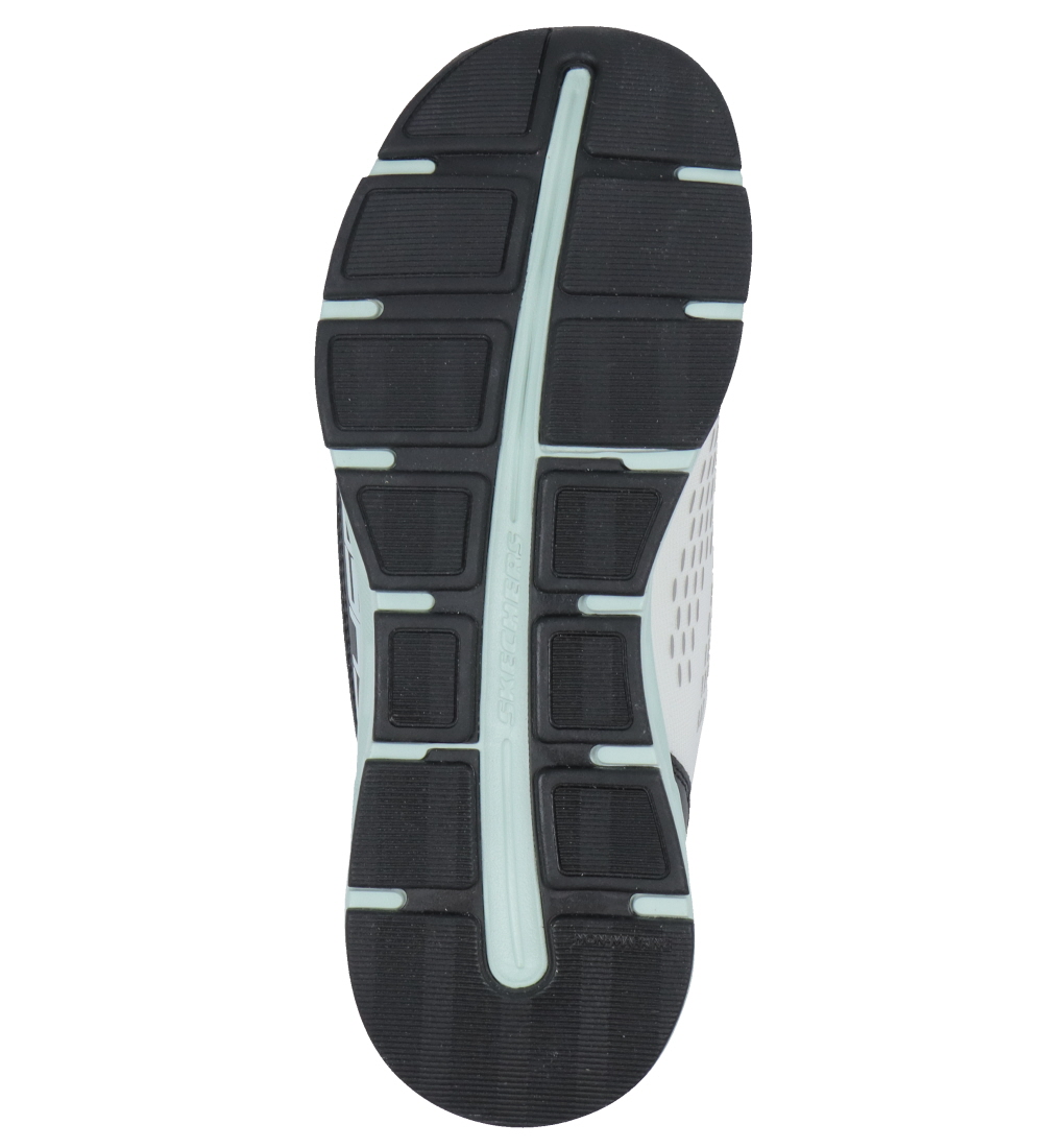Skechers Sko - Vista Lane - Hvid/Sort/Turkis