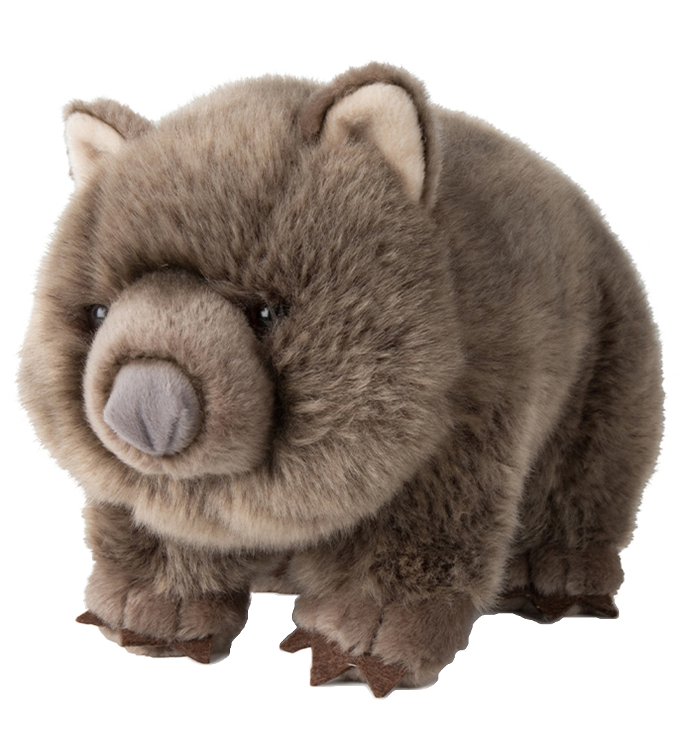 Bon Ton Toys Bamse - 28 cm - WWF Wombat - Sort
