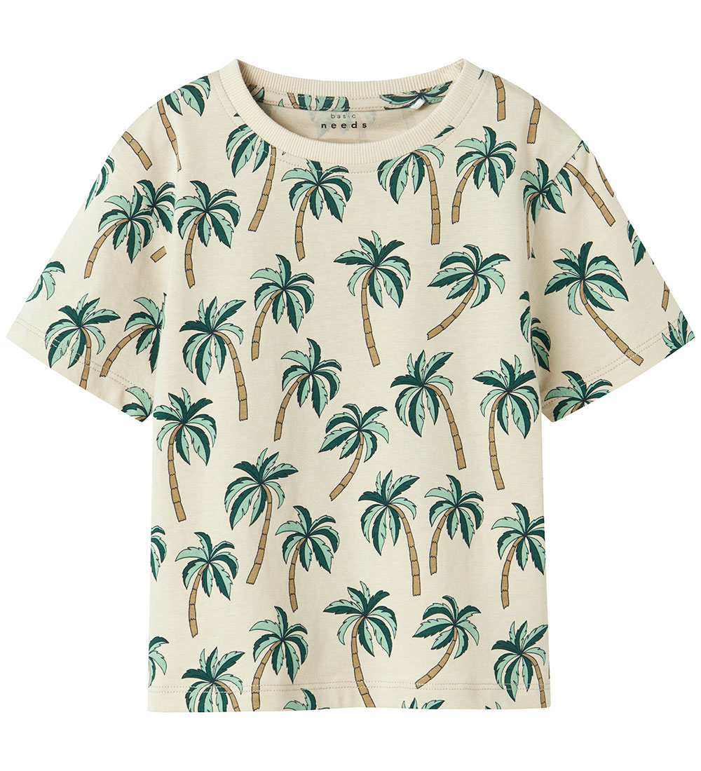 Name It T-shirt - NmmValther - Peyote/Palm Trees