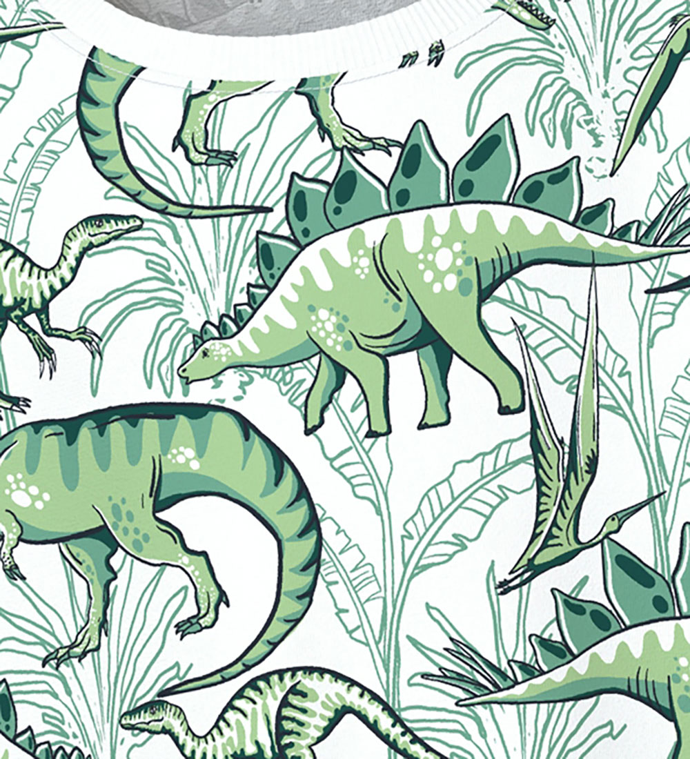 Name It T-shirt - NmmValther - Bright White/Palm Dino