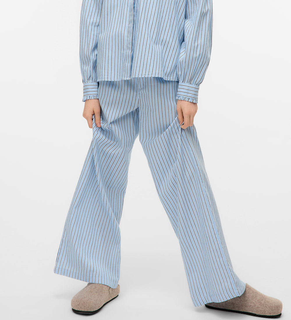 Vero Moda Girl Bukser - VmPinnys - Airy Blue/New Pinny