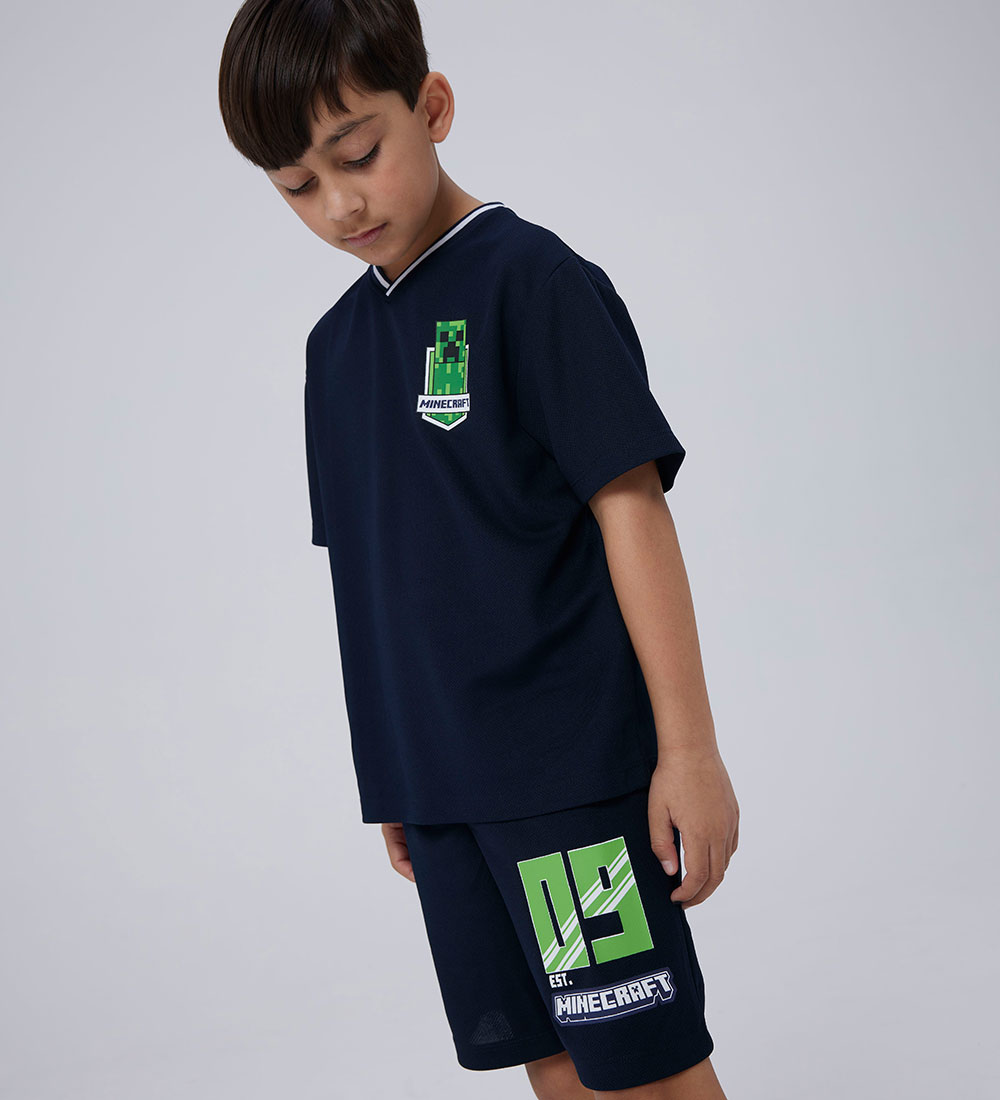 Name It Shorts - NkmMose Minecraft - Navy Blazer