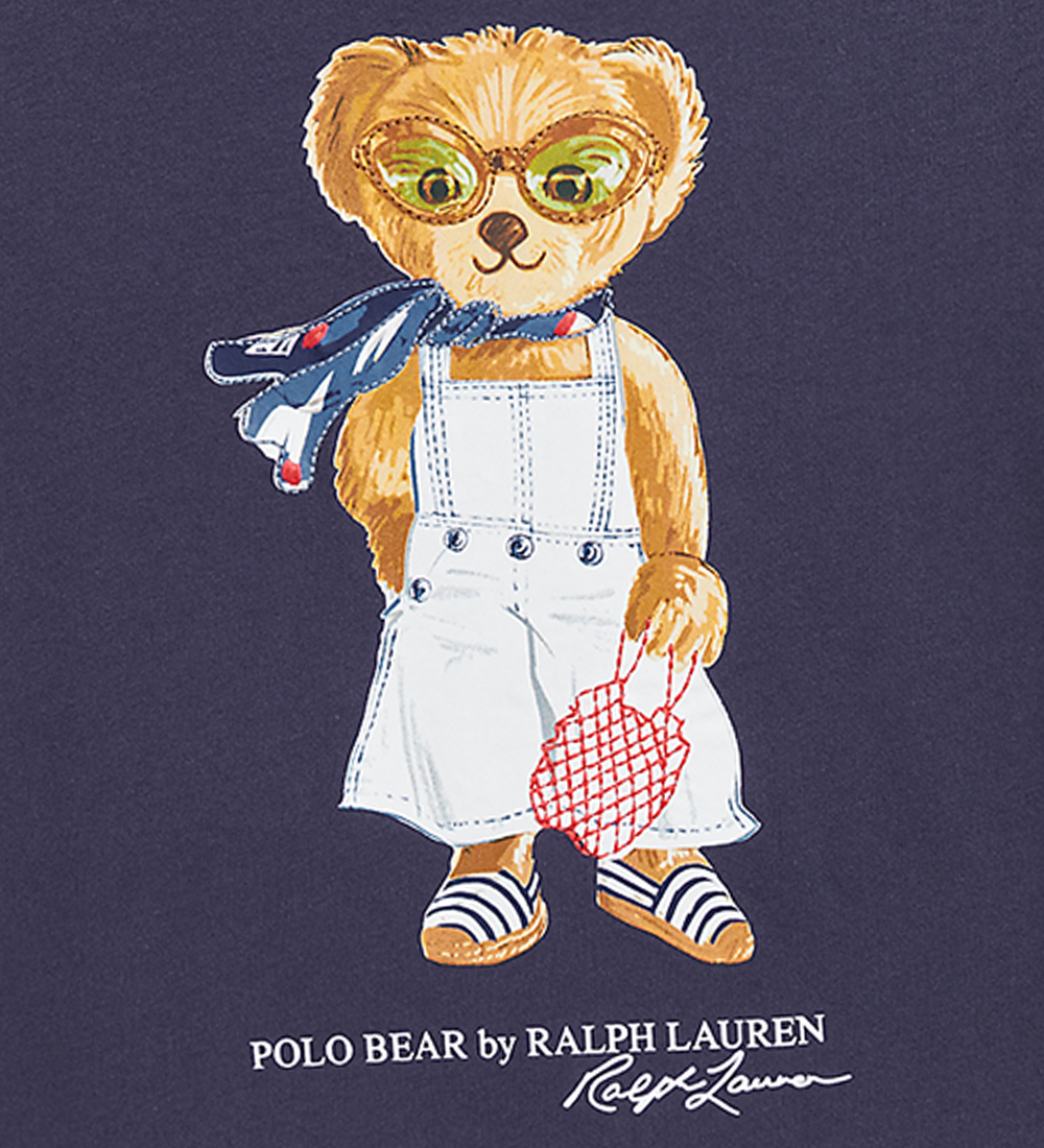 Polo Ralph Lauren T-shirt - Blå m. Bamse