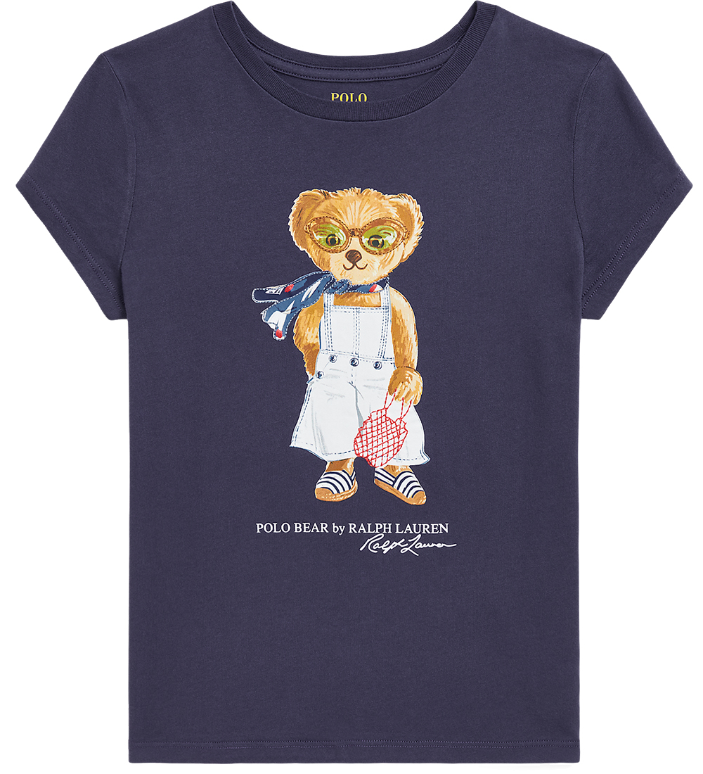 Polo Ralph Lauren T-shirt - Blå m. Bamse