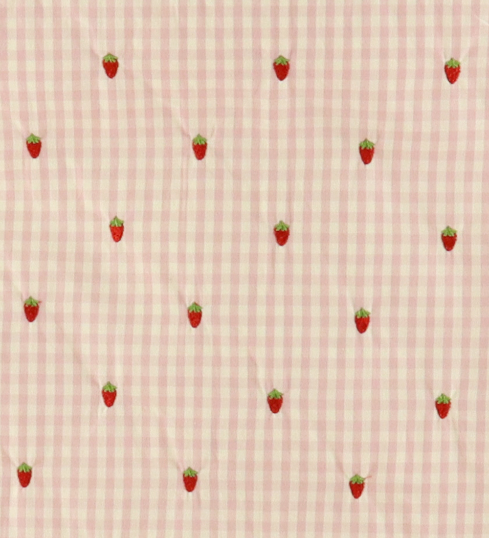 Flöss Sengetøj - Baby - Dolly - Pink Berry Gingham