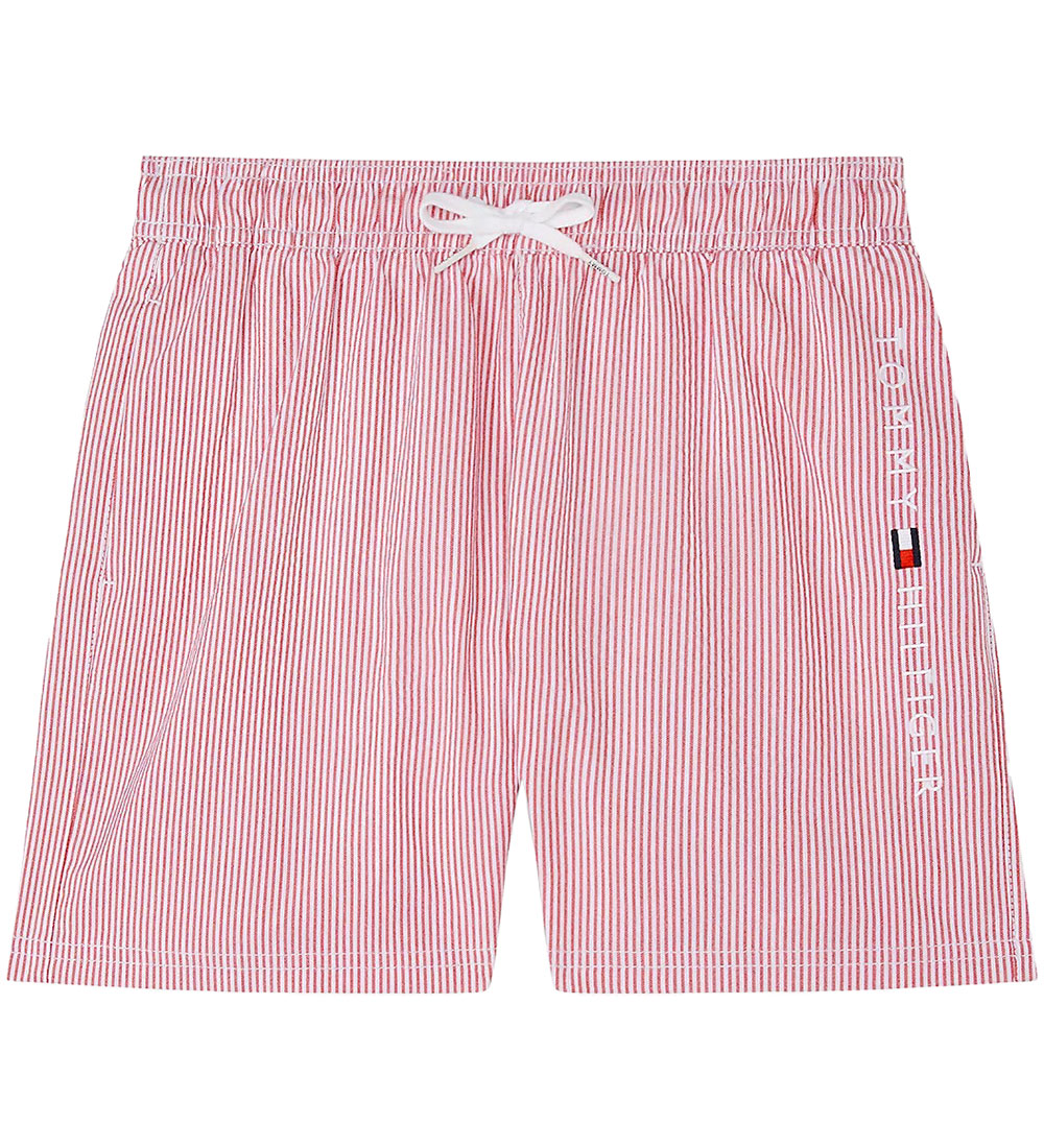 Tommy Hilfiger Badeshorts - Ithaca White/Medium Red