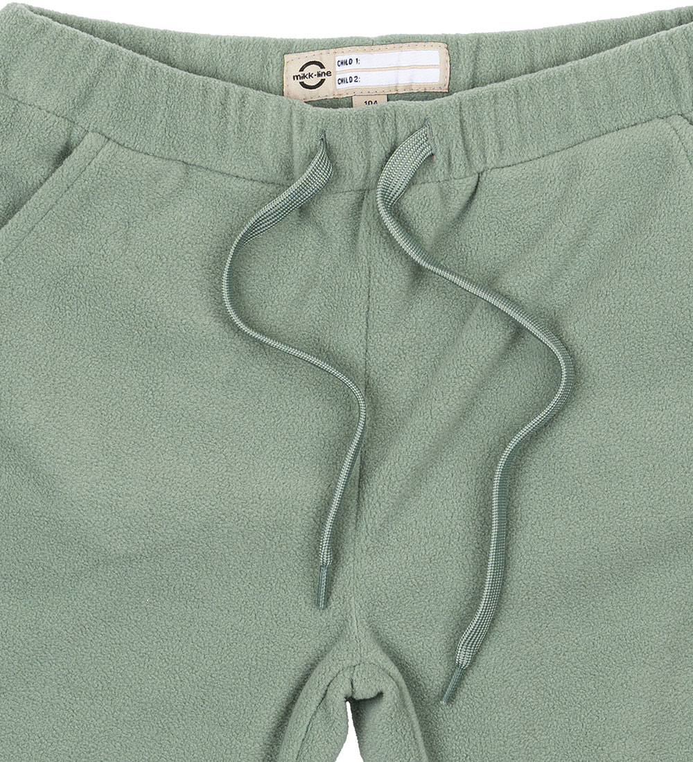 Mikk-Line Fleecesæt - Recycled - Gray Green