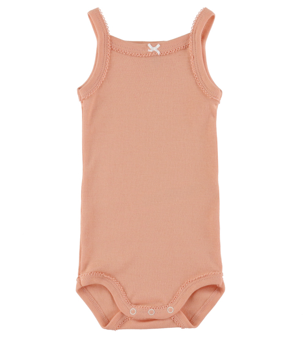 Petit Bateau Bodyer u/æ - 3-pak - Hvid/Orange