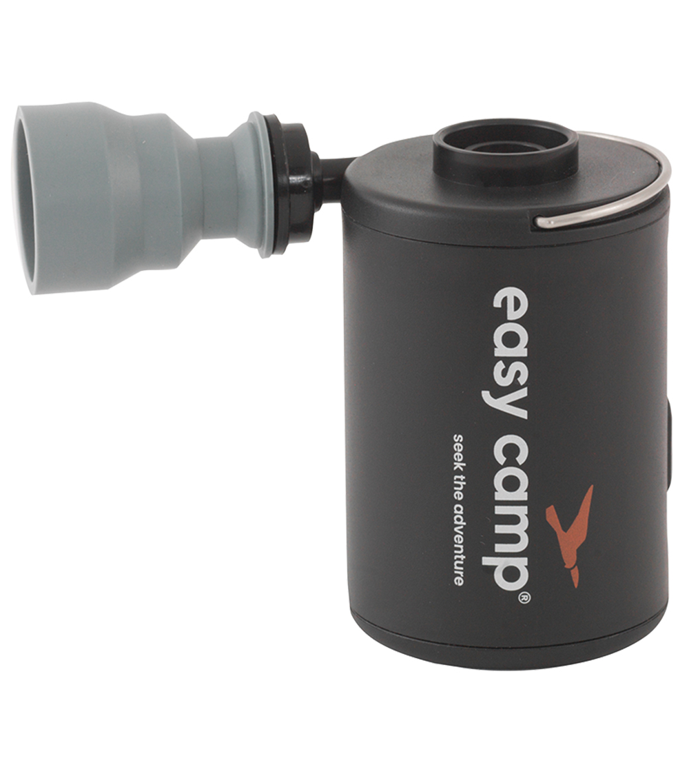 Easy Camp Pumpe - Genopladelig - Allium - Sort