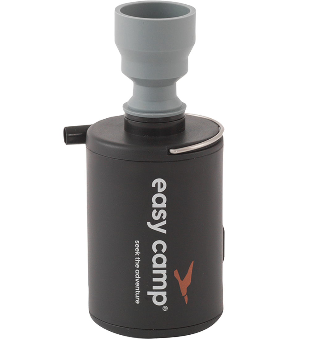 Easy Camp Pumpe - Genopladelig - Allium - Sort